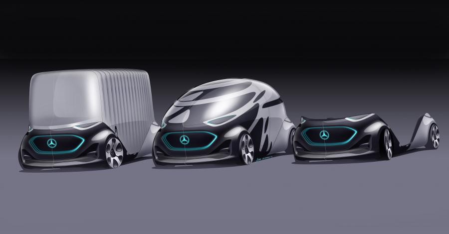  Mercedes-Benz Vision URBANETIC 2018 года  (фото 12 из 28)